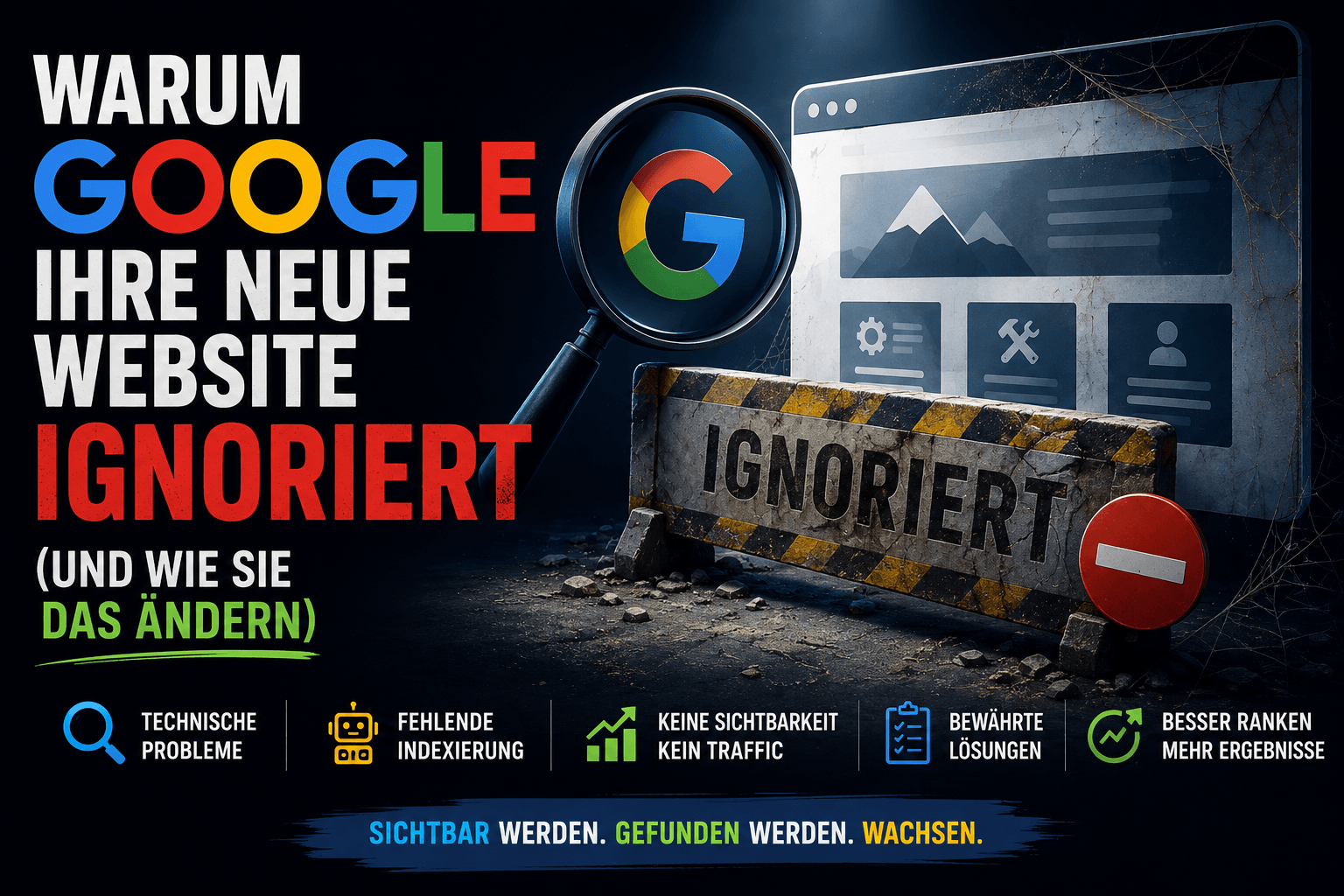 Warum Google Ihre neue Website ignoriert (und wie Sie das ändern)